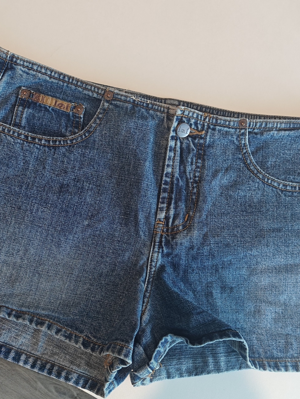 Lei Boyfriend Denim Shorts in Faded Blue - Casual Women's Jean Shorts